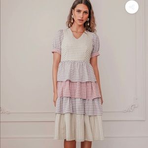 Jessakae Plaid Fair Maiden Dress